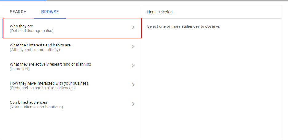 Audience Targeting